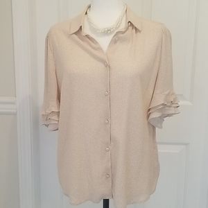 Ruffle Sleeved Blouse